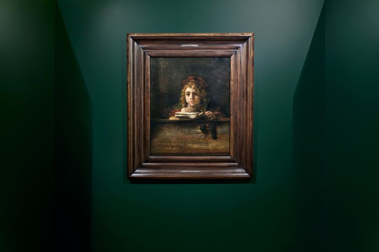 Titus aan de lezenaar (1655, Collectie Museum Boijmans Van Beuningen, Rotterdam)  Beeld Aad Hoogendoorn