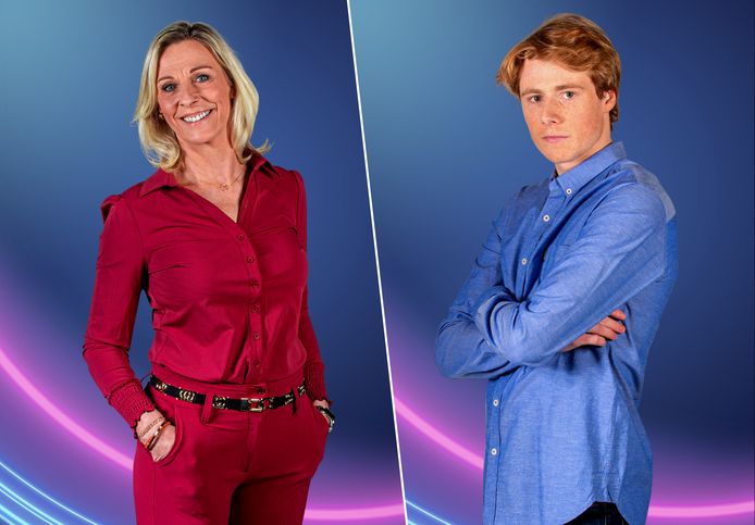 Nieuwe 'Big Brother'-bewoners Jacqueline (NL) en Ias (BE).