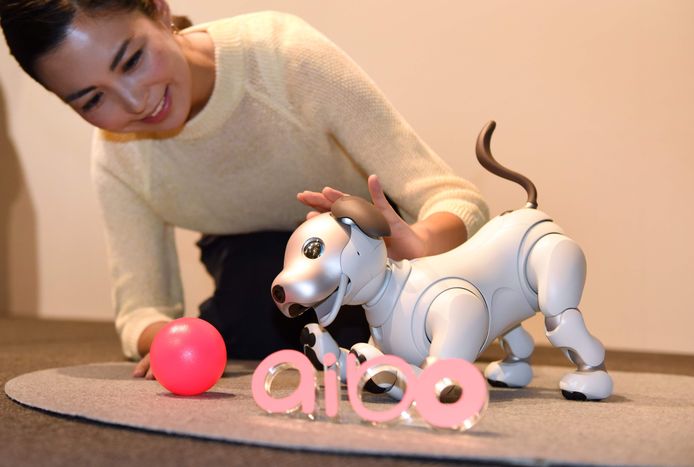 Sony's laatste versie van de robothond Aibo