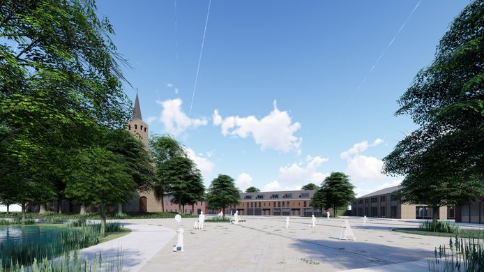 De school en het dorpshuis komen los van elkaar te staan, volgens het jongste plan voor het nieuwe dorpshart van Zwartewaal