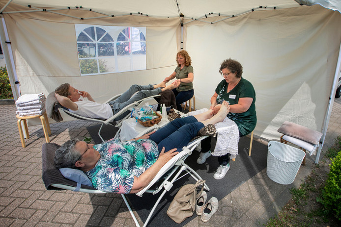 Even ontspannen tijdens de LCHF Belevingsmarkt in Leende.