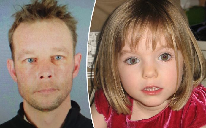 De Duitse politie verdenkt Christian Brückner sinds 2020 van de ontvoering en moord, in mei 2007, op de toen driejarige Maddie.