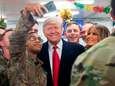 Trump en Melania brengen verrassingsbezoek aan Amerikaanse troepen in Irak