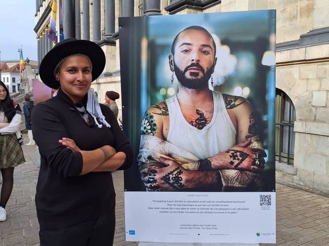 Foto-expo aan stadhuis zet verhalen van queer personen centraal op Internationale Dag Tegen Transfobie