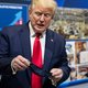 Primeur: president Trump met een mondmasker