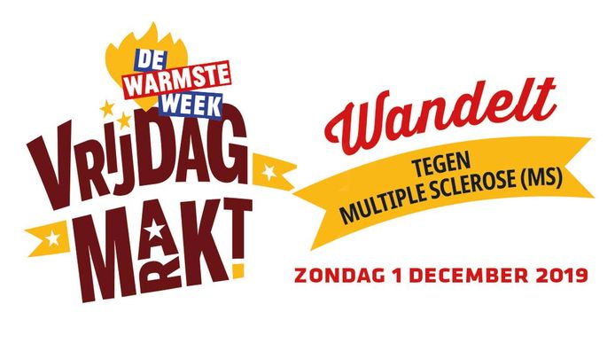 Vrijdagmarkt Lede wandelt tegen multiple sclerose.