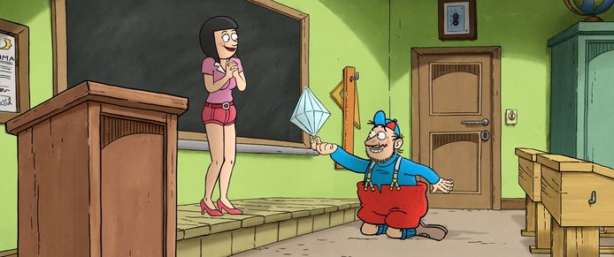 In februari komt de eerste animatiefilm van en met de bekende komiek in de zalen. In 'Urbanus: De vuilnisheld' vraagt z'n 11-jarige alter ego Juf Pussy ten huwelijk.