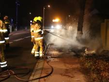 Brandweer blust brandjes in Waardenburg