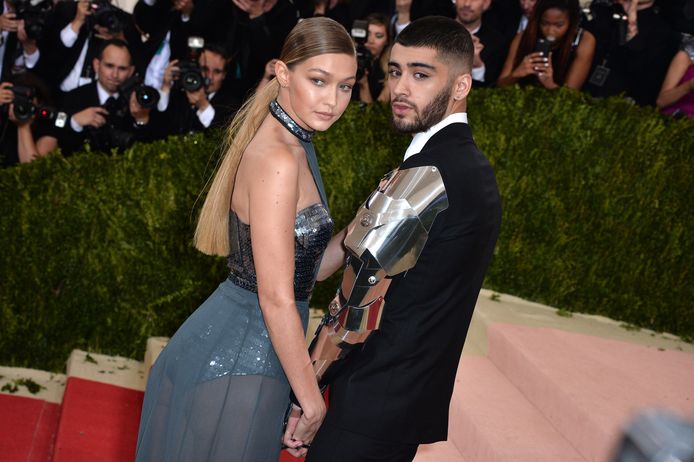 Gigi Hadid en Zayn Malik in 2016.