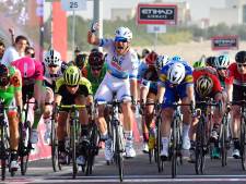 Kristoff wint in Abu Dhabi, whiplash voor Cavendish