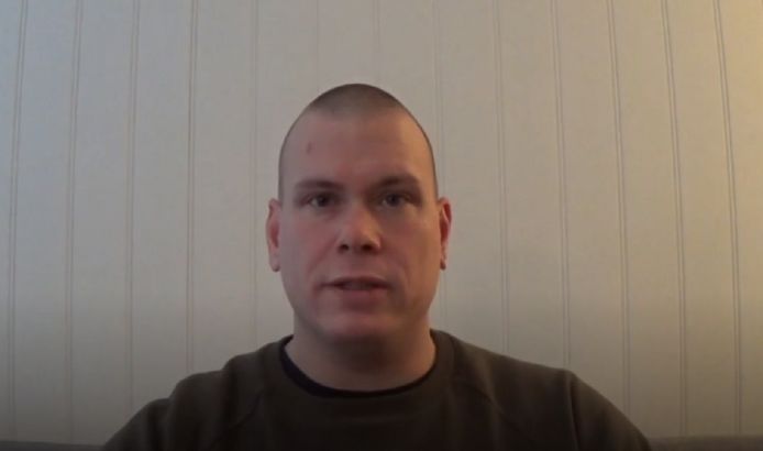 Espen Andersen Bräthen, de Deense boogschutter, in zijn videoboodschap van 2017.