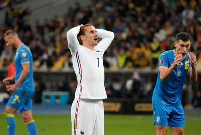 Frankrijk kan opnieuw niet winnen: Les Bleus komen niet verder dan een 1-1-gelijkspel tegen Oekraïne