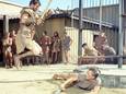 Charles McGraw en Kirk Douglas in 'Spartacus'.