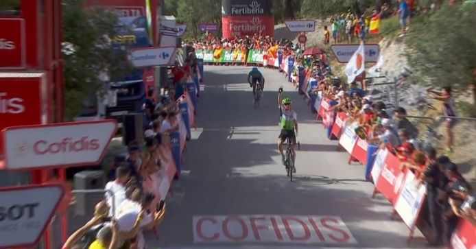 Benjamin King wint de vierde rit in de Vuelta.