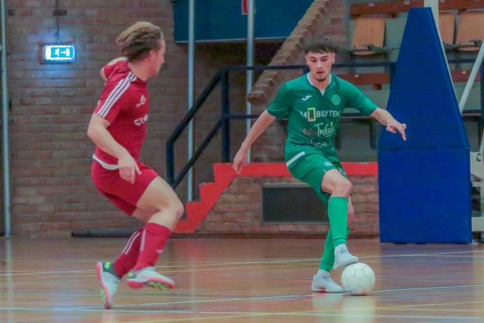 Kai Cosijn hier in actie voor het tweede team van Groene Ster Vlissingen, in maart meldt hij zich bij Oranje.