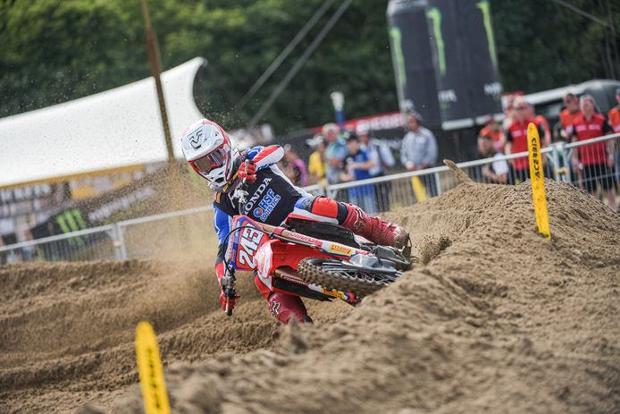 De Sloveen Tim Gajser in actie.
