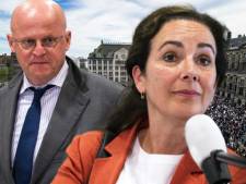 Halsema en Grapperhaus ruzieden via de app over demonstratie Dam