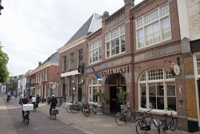 Coffeieshop Columbus in de Vijhestraat in Harderwijk.