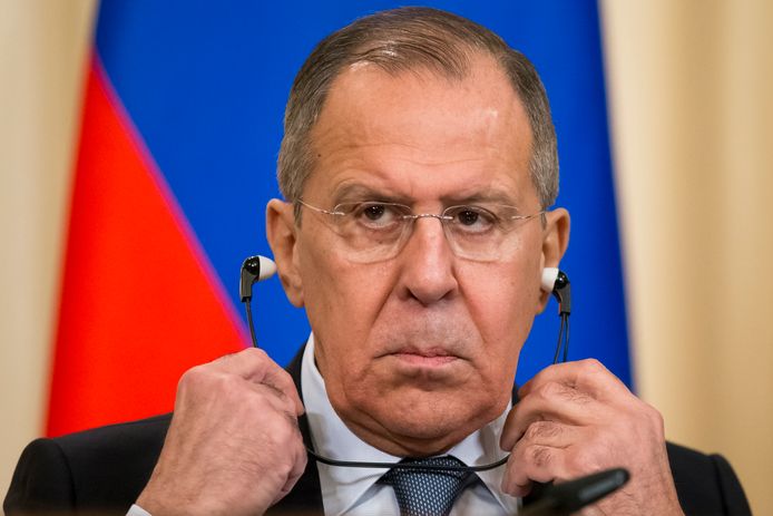 Sergej Lavrov, de Russische minister van Buitenlandse Zaken