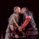 Rammstein-bandleden kussen tijdens optreden als protest tegen homofoob beleid Rusland