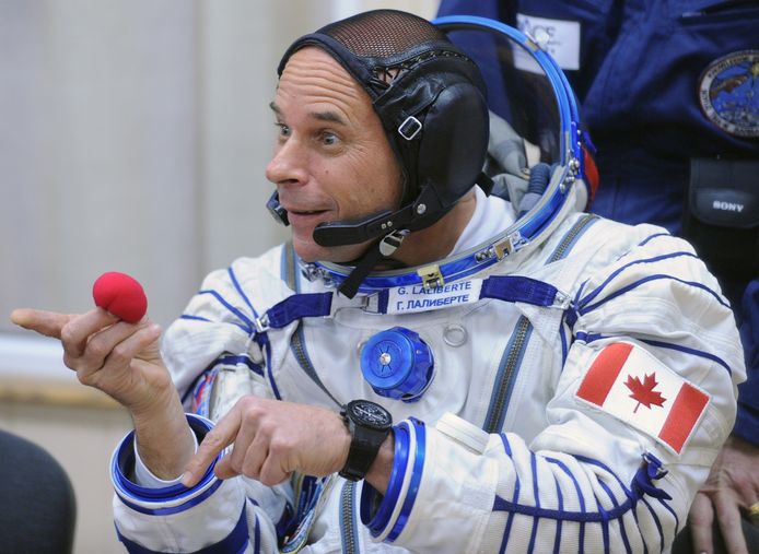 Miljardair Guy Laliberté ging als ruimtetoerist in 2009 aan boord van een Russische Sojoez-raket en verbleef enkele dagen in het ISS-ruimtestation.