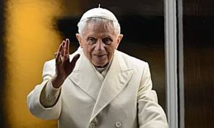 Paus Benedictus in 2012.