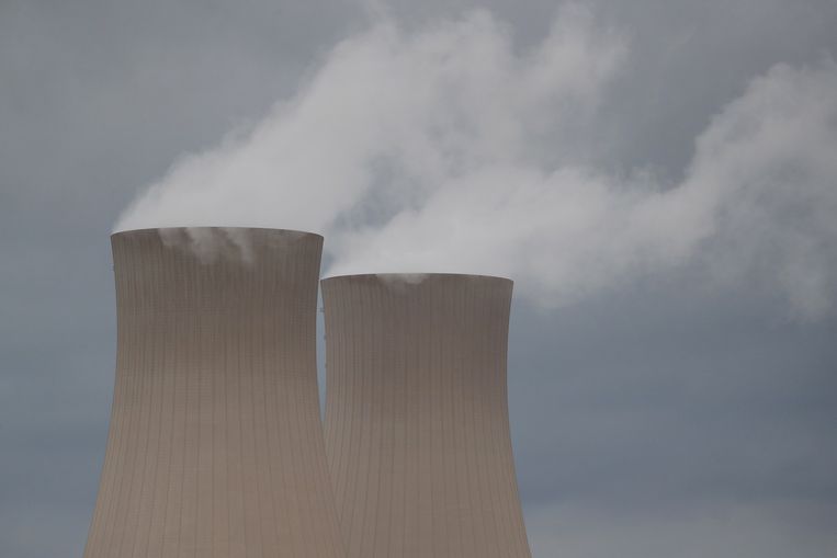 Een kerncentrale in Emmertal, Duitsland.  Beeld EPA