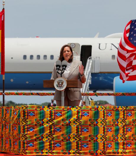 La vice-présidente américaine est arrivée au Ghana pour la première étape de sa tournée africaine