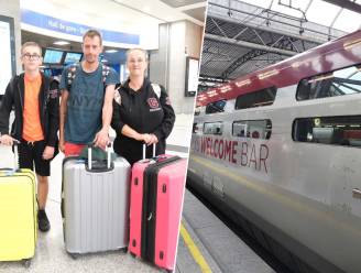 Passagiers die uren vastzaten op Thalys reageren na aankomst in Brussel: “Mensen moesten uit de trein springen, omdat de trapconstructie niet paste”