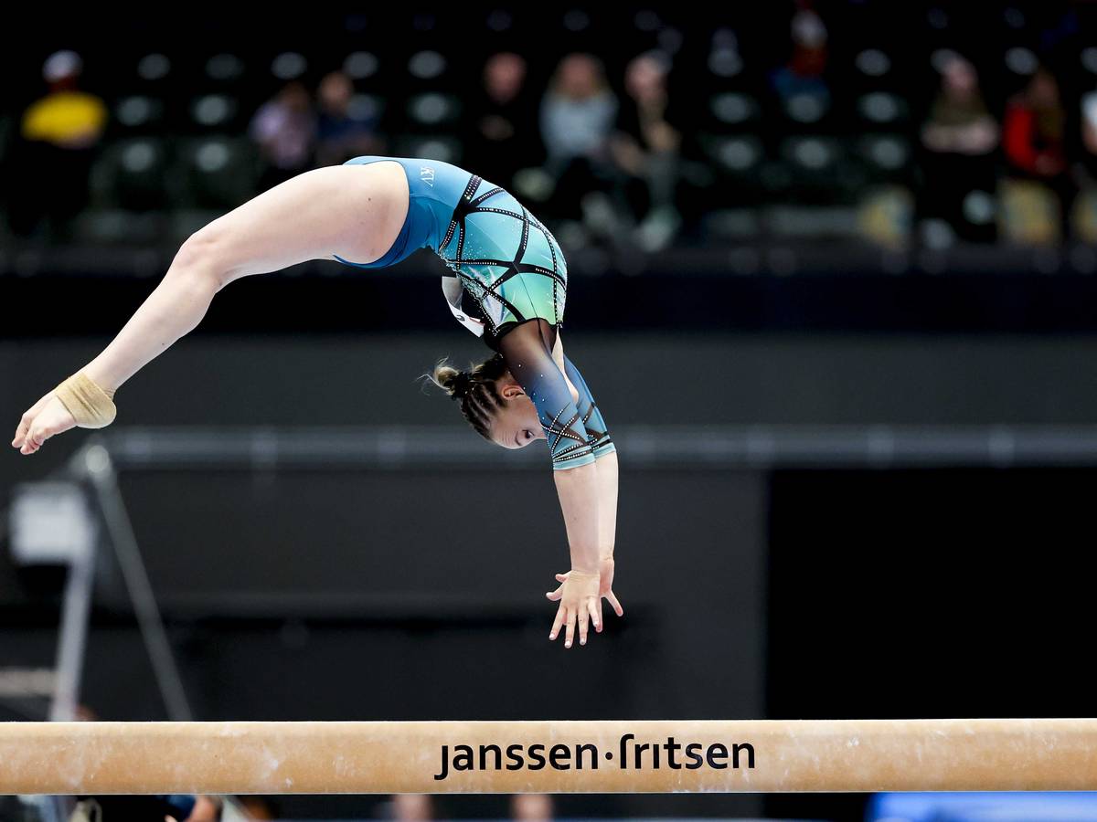 Foute muziek brengt turnster Tisha Volleman van slag in NK-finale | Sport |  ed.nl