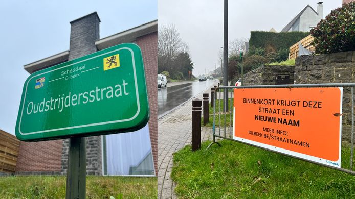 De Oudstrijdersstraat in Schepdaal krijgt een nieuwe naam.