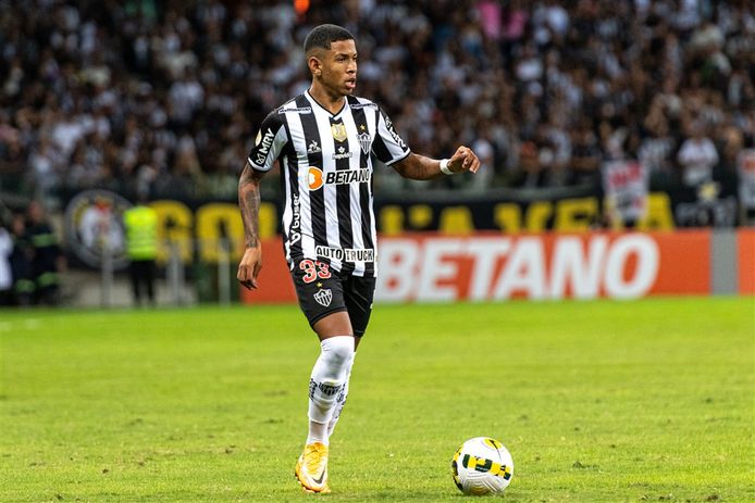 Savinho in het shirt van Atlético Mineiro