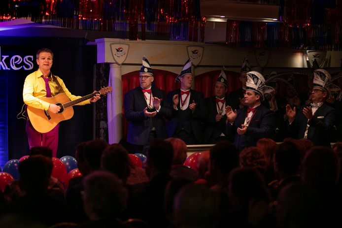 Kletsavond van de Spekzullekes in 2019, nog in zaal Vissers.