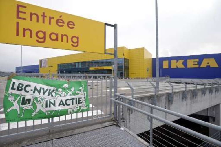 Likeur Artiest Toegangsprijs Vakbond voert actie bij Ikea Zaventem | De Morgen