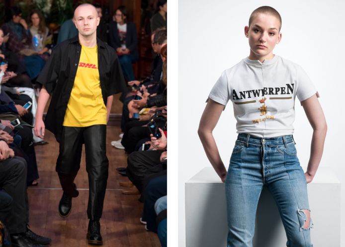 T-shirt DHL e Anversa.