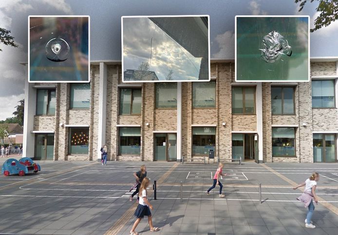 Wie heeft dit gedaan? 16 ruiten van basisschool in Heerde blijken dit ...