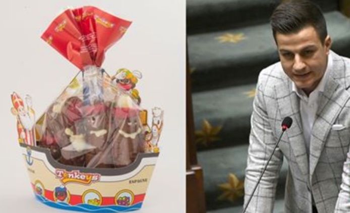 “Ik kreeg een offerteaanvraag te zien voor Sinterklaas-chocolade voor een maximum van 30.000 euro”, reageert Dries Van Langenhove (VB). Fake news, volgens Fedasil.