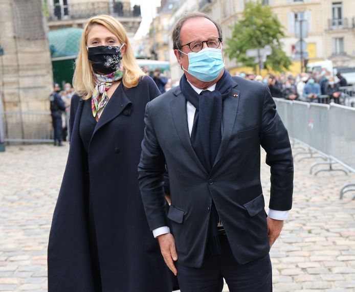 François Hollande met zijn partner Julie Gayet.