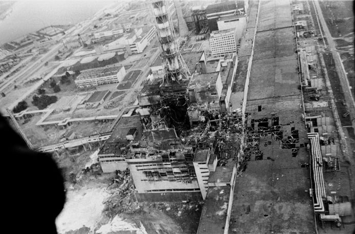 De kerncentrale van Tsjernobyl.