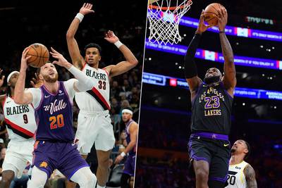 LIVE NBA. Nieuwe mijlpaal voor LeBron James die kaap van 39.000 punten rondt, Camara krijgt 39 minuten bij Portland