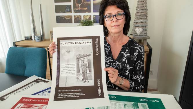 Karin verloor 14 familieleden bij de Razzia van Putten en maakt posters als eerbetoon: ‘Het laat mij gewoon niet los’