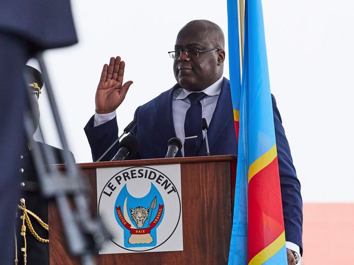De nieuwe Congolese president Felix Tshisekedi