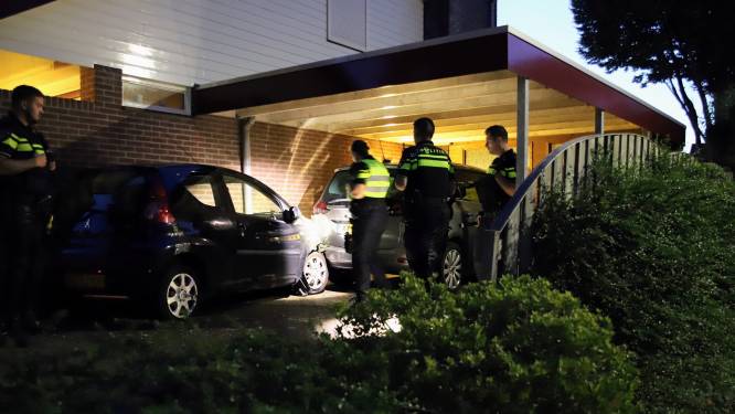 Automobilist (23) zonder rijbewijs crasht op oprit van woning in Tiel na achtervolging politie