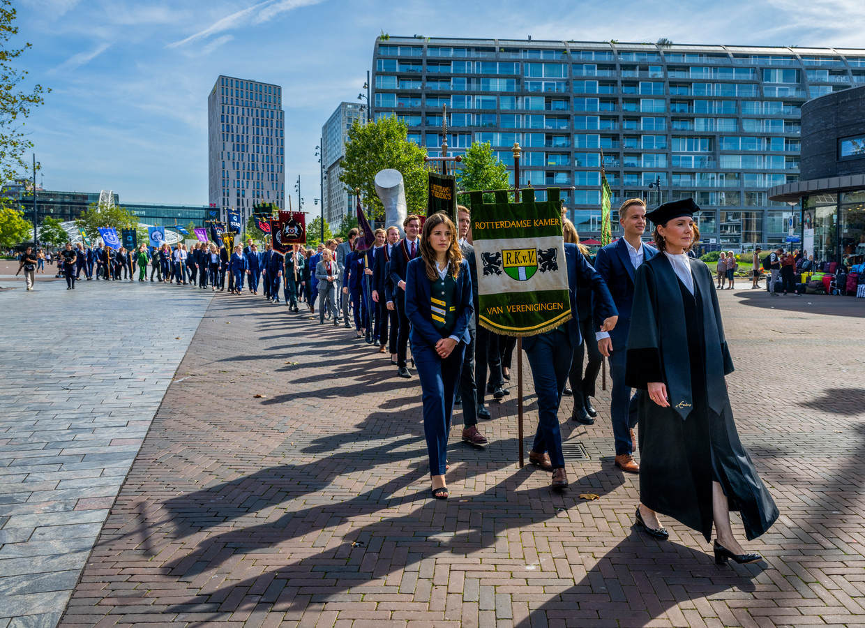 Nieuw collegejaar Erasmus Universiteit feestelijk geopend in de