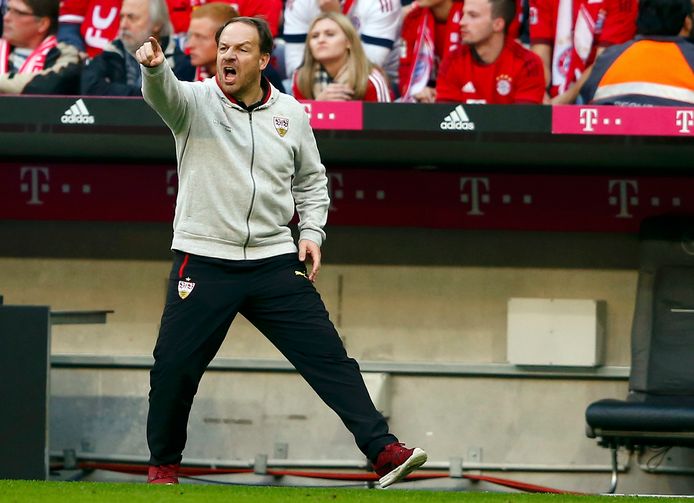 Alexander Zorniger in zijn tijd bij Stuttgart.