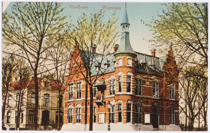 Het oude stadhuis van Woerden.