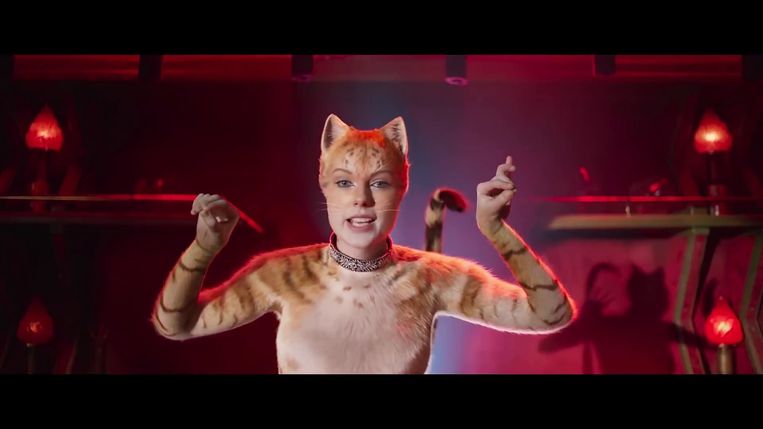 Taylor Swift in ‘Cats’. Beeld Photo News