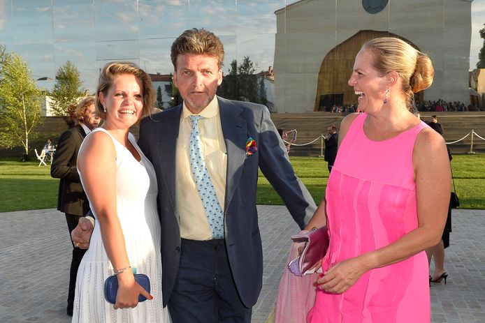 Benjamin de Rothschild  met echtgenote Arianne en dochter Noémie. Foto uit 2013.
