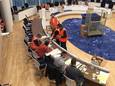 Hertelling van stemmen in Veenendaal op archiefbeeld uit 2018.