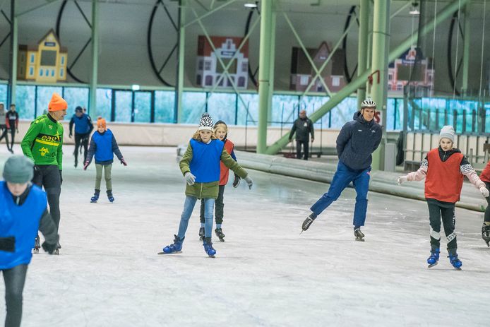 De ijsbaan in Enschede.